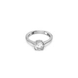 Swarovski Constella Dames Ring Metaal - Zilverkleurig - 17.00 mm / maat 53
