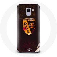 Maniacase Samsung Galaxy J6 2018 rcl lens oranje zwarte achtergrond