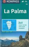 Kompass WK232 La Palma: Wandelkaart Schaal 1 : 50.000: 232
