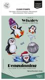 Vaessen Creative Clearstamps Christmas penguin 2