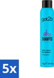 Schwarzkopf Got2B Fresh & Fabulous Volume Droogshampoo - 200 ml - Voordeelverpakking - 5 stuks