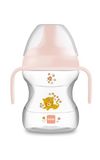 MAM Learn To Drink Cup met afneembare handgrepen en schenktuit, vanaf 6 maanden, 190 ml, roze