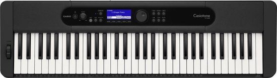 Casio CT-S400 Keyboard - 61 toetsen - Zwart - Inclusief adapter