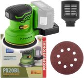 Procraft PX20BLbb Ponceuse orbitale à batterie 20 V 125 mm sans balais Solo