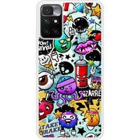 Xiaomi Redmi 10 Graffiti 2 Verstevigd hoesje met sublimatie bedrukking