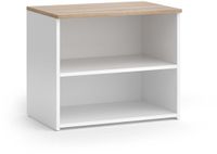 Vicco Wido TV-meubel – 60 x 50 cm met 2 compartimenten Wit/Sonoma