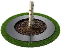Merkloos Relaxdays Boomring - 90 cm - Antraciet