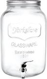 Gerimport Distributeur de boissons - 8L - Verre - Transparent