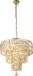 Searchlight EMPIRE Kroonluchter 5 Lichts Kristal Champagne