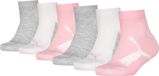 Puma - Kids Sokken in kwartlengte - 6 Pack - Maat 35-38