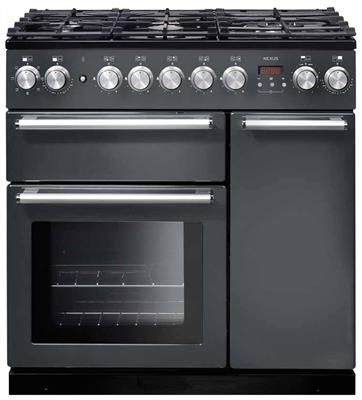 Falcon NEX90DFSLCEU - Fornuis - 90 cm - Gas - Grijs