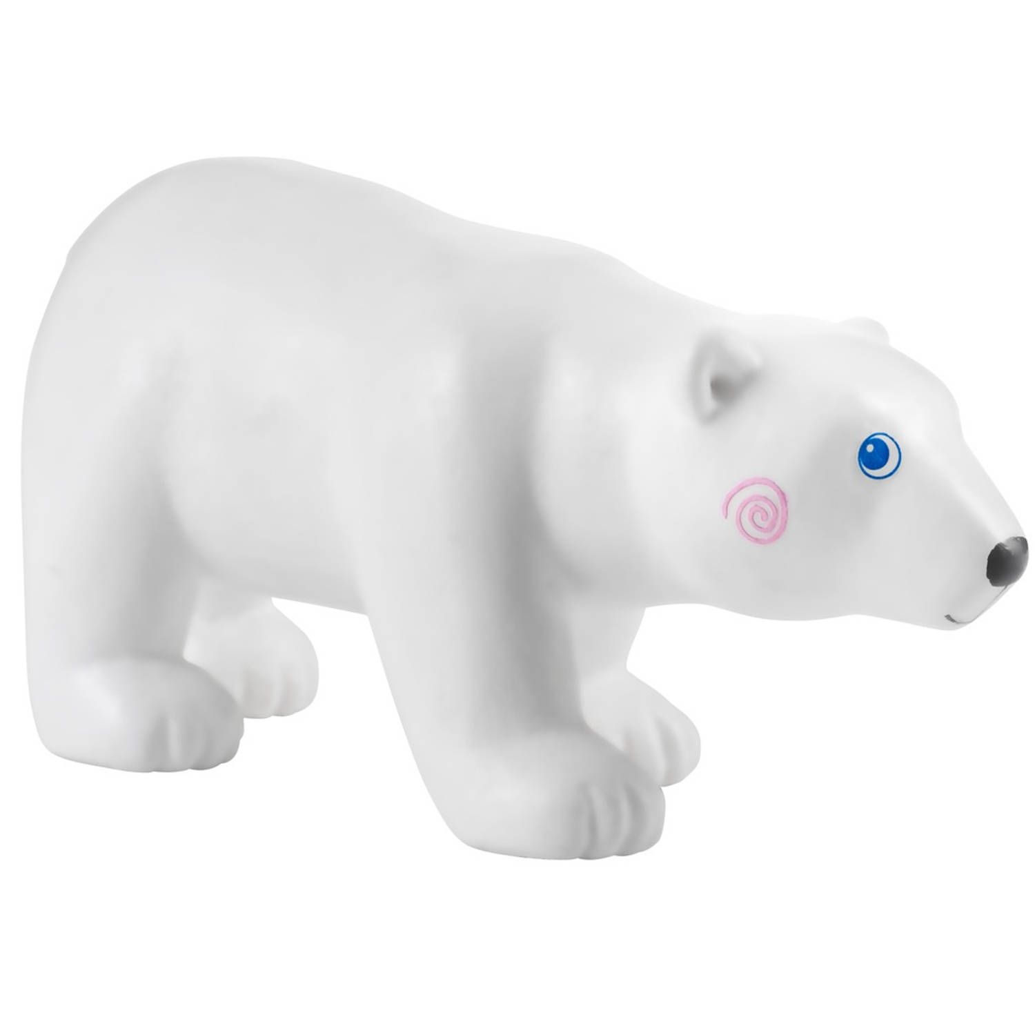 Haba Poppenhuispop Ijsbeer Junior 14 X 7 Cm Wit