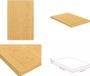 vidaXL Tafelblad 40x60x2,5 cm bamboe
