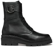 Geox D Felleny B Booties Zwart Leer EU 41 Vrouw