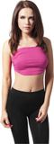 Urban Classics Bandeau Top Roze M