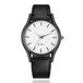 LGT JWLS Lookinggoodtoday Minimalistisch herenhorloge met zwarte leren band