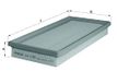 MAHLE Luftfilter LX1143