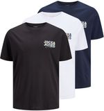 Jack & Jones Plus T-shirts Plus Size 3-pack Logo T-shirts