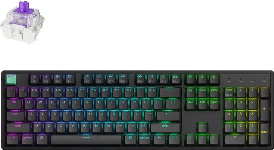 Keychron K10 HE - Magnetisch Toetsenbord - Draadloos - US Qwerty - 100% - Standard Edition - Zwart