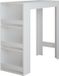 Vicco Table de bar – 45 x 110 cm Blanc