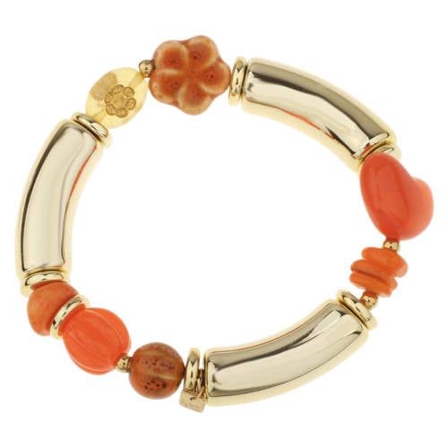 By Jam Gioielli armband goudkleurig/oranje