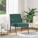 VidaXL Fauteuil donkergroen fluweel