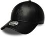 New Era Diamante Pu 9forty New York Yankees Casquette Noir Polyester Unisexe Taille Unique