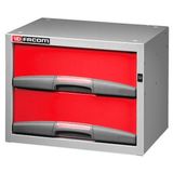 Facom MATRIX LAGE KAST MET 2 LADEN 495MM