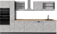 Vicco R-Line Complete keukeneenheid – 350 cm zonder werkblad Beton/antraciet