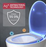 Markenlos PROCONSEIL FR Duroplast Toilet Seat with Soft-Close Mechanism