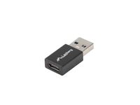 Lanberg AD-UC-UA-01 USB 3.0 Type A naar USB 3.0 Type C Adapter Zwart