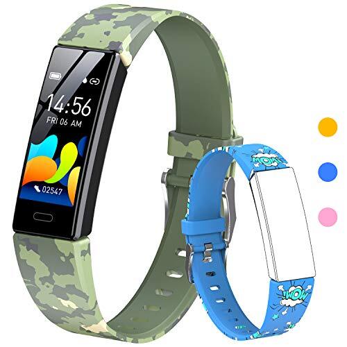 HOFIT Fitness Tracker voor kinderen, fitnesshorloge activiteitentracker
