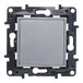 Legrand 398307 Blinde afdekking voor inbouwinstallatie, serie Niloé Step, kleur aluminium