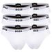 BOSS Slip lichtblauw / bruin / zwart / wit