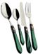 Bugatti OXB4M-S3250 Oxford Bestekset, staal/ABS, groen, 39 x 27 x 5 cm, 24-delig