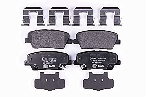 HELLA PAGID 8DB 355 020-101 Remblokkenset - T2175 - Dikte: 15.9mm - Met akoestische slijtagewaarschuwing - voor o.a. HYUNDAI / KIA / SSANGYONG
