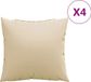 VidaXL Gartenmöbelauflagen 4 Stk. 60x60 cm Stoff beige