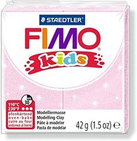 Fimo Kids Boetseerklei 42 G Glitter Lichtrose