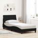 Maison Exclusive - Cadre de lit "Hanko", noir, 80x200 cm, sans matelas, revêtement : tissu