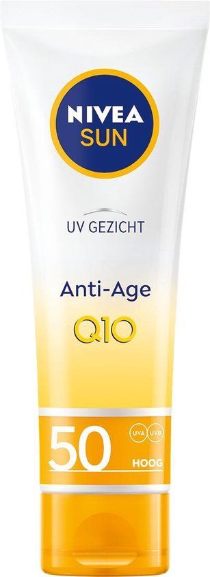 NIVEA SUN UV Anti-Age Q10 Zonnebrand Gezicht - SPF 50 - 50 ml