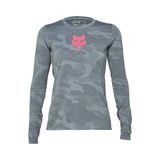Fox Racing Dames Long Sleeve Cycling Jersey Fox Lady Ranger TRU DRI Cloud Grey XS Shirt