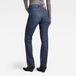 G-Star Strace Straight Wmn Jeans Dames Katoen Elastaan Blauw