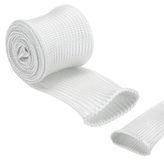 OEM Glasvezelslang 30 mm 1 meter hittebestendig wit