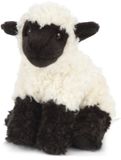Living Nature Knuffel Lammetje, zwart met wit