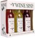 Bohemia Gifts Chocansweets Giftset Wine spa: 3 X 200 ML, showergel/shampoo/badschuim. Kleuren rood, wit en rose.