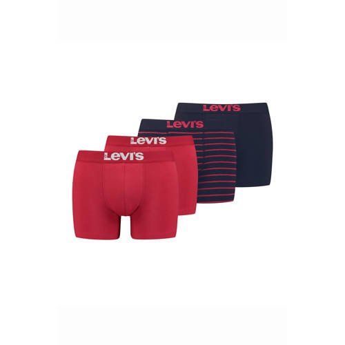 Levi's boxershort (set van 4) - zwart, rood - EAN: 8720245089333