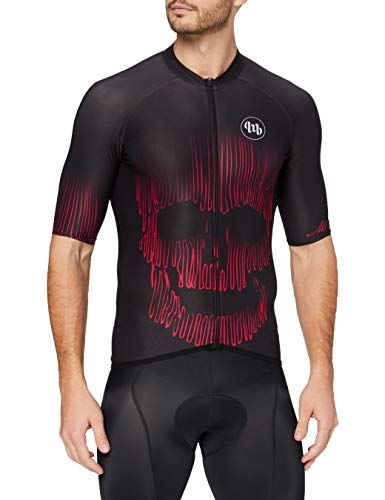 MB Wear Tricot Pink Skull-L Unisex Volwassenen, Zwart/Roze, FR: L (Maat fabrikant: L)