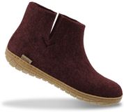 Glerups GR-Boot Honey Pantoffels Unisex Rood 5 Wol Harde zool Maat 39