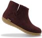 Glerups GR-Boot Honey Pantoffels Unisex Rood 5 Wol Harde zool Maat 39
