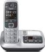 Gigaset E560A Draadloos DECT-telefoon, zwart/zilver, met antwoordapparaat, grote toetsen